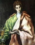 Apostle St John the Evangelist GRECO, El